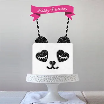 Omilut Panda Birthday Party Cake Decoration Children's Party Decoration Baby Shower Girl/Boy Decoration Supplies
Omilut Panda Birthday Party Cake Decoration Children's Party Decoration Baby Shower Girl/Boy Decoration Supplies