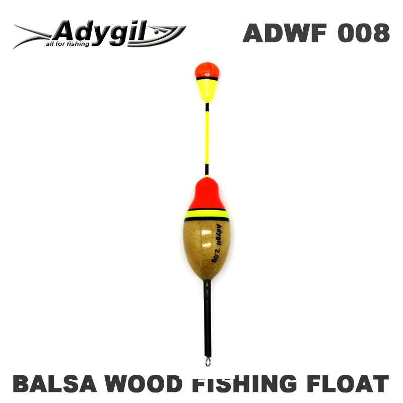 Adygil Balsa Wood Fishing Float ADWF 008 135mm Floatation 2g 6pcs/lot
Adygil Balsa Wood Fishing Float ADWF 008 135mm Floatation 2g 6pcs/lot