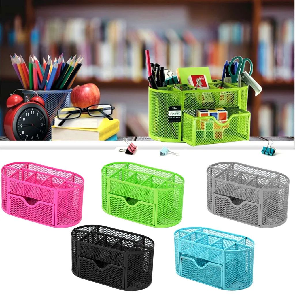 Multi-function Metal Mesh Home Office Pen Pencils Holder Desk Stationery Organizer Desktop Space office accessories pen holder
Multi-function Metal Mesh Home Office Pen Pencils Holder Desk Stationery Organizer Desktop Space office accessories pen holder