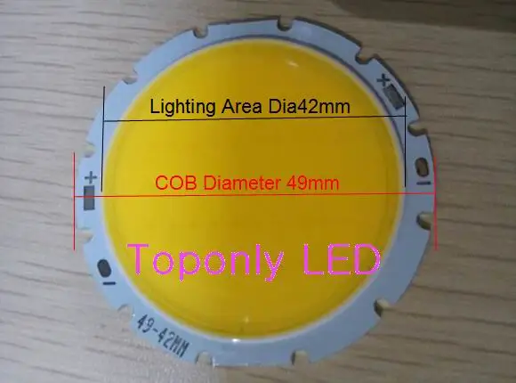 20w cob led backlight module lamp Dia49mm round Epileds chips high power led lighting source DC30-34v 600mA 1800-2000lm white
20w cob led backlight module lamp Dia49mm round Epileds chips high power led lighting source DC30-34v 600mA 1800-2000lm white