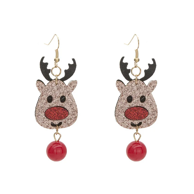 Christmas earrings new Europe and the United States Christmas deer fawn earrings eardrop fashion simple cloth art
Christmas earrings new Europe and the United States Christmas deer fawn earrings eardrop fashion simple cloth art