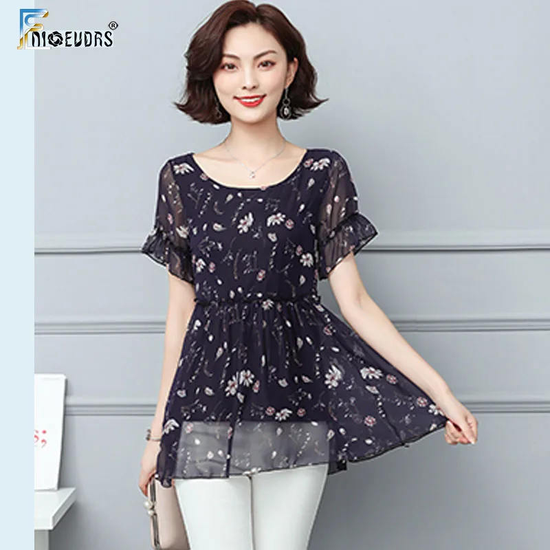 Chiffon Blouses Shirts 5XL 4XL Plus Size Woman Office Lady Work Floral Print Peplum Tunic Top Belly Button Blue Pink Sheer J015
Chiffon Blouses Shirts 5XL 4XL Plus Size Woman Office Lady Work Floral Print Peplum Tunic Top Belly Button Blue Pink Sheer J015