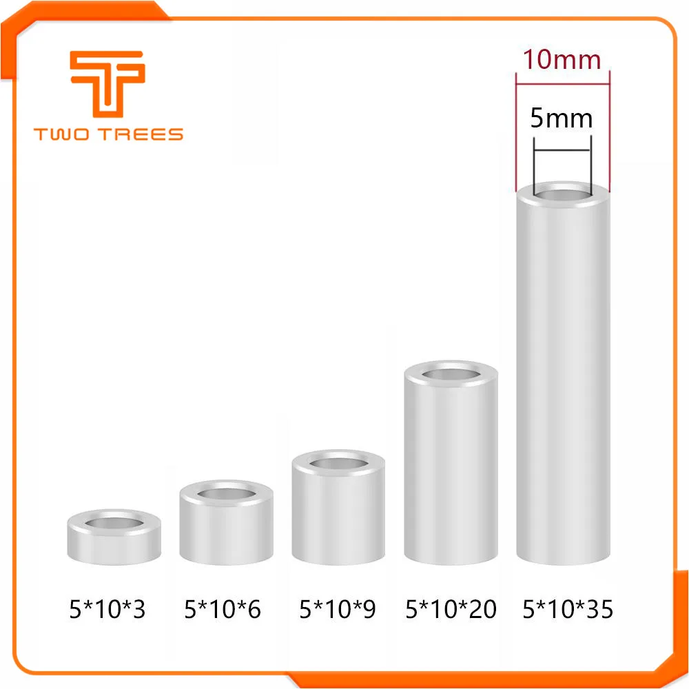 10pcs 3D Printer Parts Openbuilds Aluminium Spacer V-slot Isolation Column Separate Pillar Quarantine Bore 5MM Reprap 3D Printer
10pcs 3D Printer Parts Openbuilds Aluminium Spacer V-slot Isolation Column Separate Pillar Quarantine Bore 5MM Reprap 3D Printer