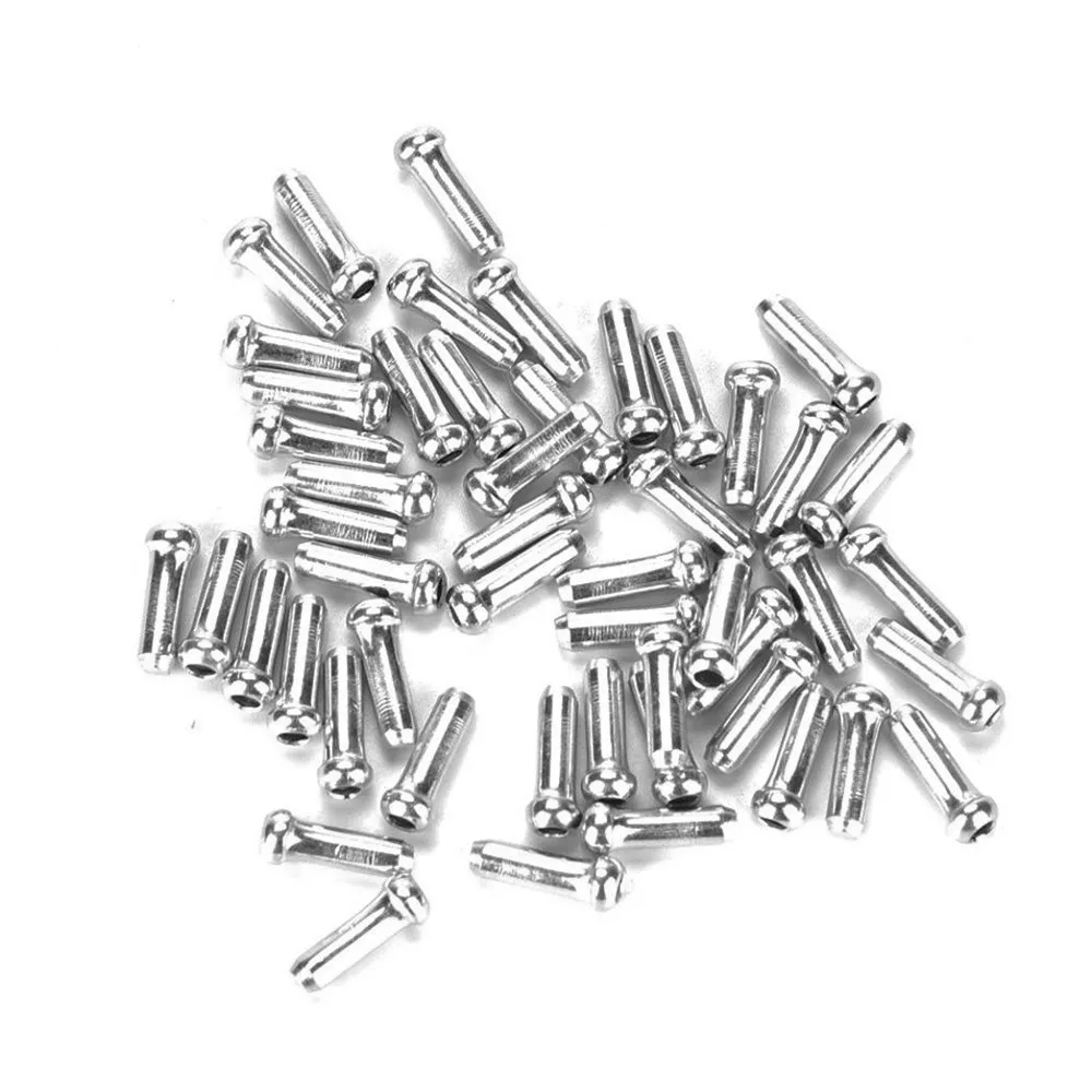 30Pcs/Lot Aluminum Alloy Bike Bicycle Brake Shifter Inner Cable Tips Wire End Cap Crimps Accessories For MTB # | Спорт и развлечения