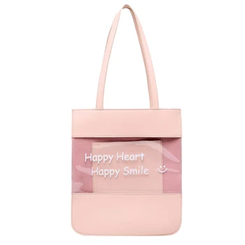 FGGS-Women Waterproof Bag Fashion Transparent Women Shoulder Bags Ladies Messenger Casual Shopping Handbags Beach Shoulder Bag
FGGS-Women Waterproof Bag Fashion Transparent Women Shoulder Bags Ladies Messenger Casual Shopping Handbags Beach Shoulder Bag