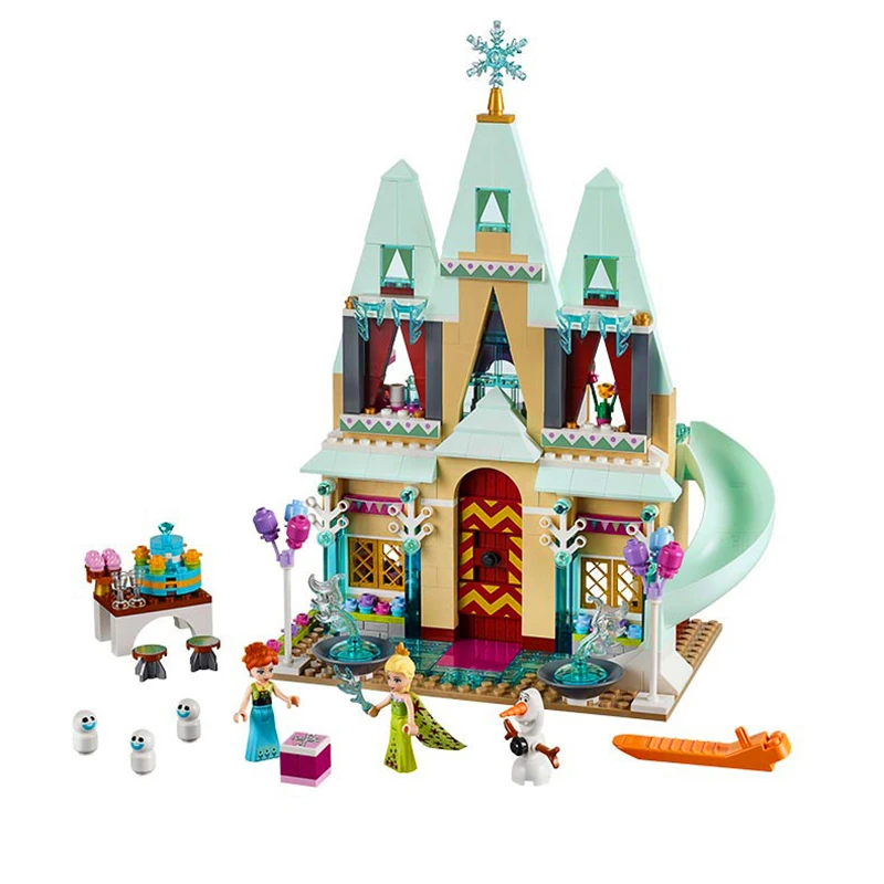 LELE 79277 Princess Arendelle Castle Celebration Building Blocks Brick Compatible 41068 Playmobil Toys For Children
LELE 79277 Princess Arendelle Castle Celebration Building Blocks Brick Compatible 41068 Playmobil Toys For Children