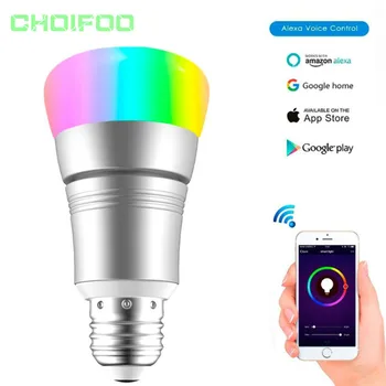 E27 8W Smart WIFI Bulb RGB RGBW Dimmable LED Bulb Light Bulb Works with Alexa Google Home,16 Million Colours,APP Remote Control
E27 8W Smart WIFI Bulb RGB RGBW Dimmable LED Bulb Light Bulb Works with Alexa Google Home,16 Million Colours,APP Remote Control