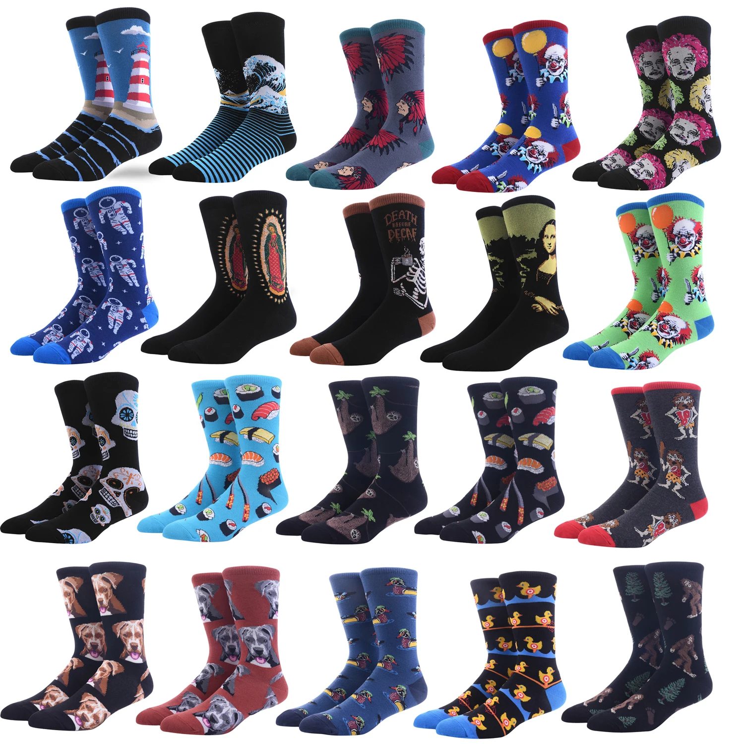 Men's Happy Socks Quality Sushi animal oil painting pattern Gollum head Combed Cotton Socks
Men's Happy Socks Quality Sushi animal oil painting pattern Gollum head Combed Cotton Socks