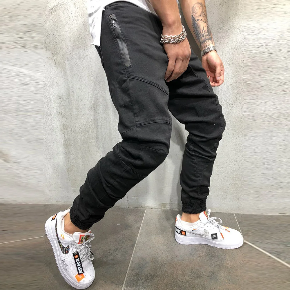 Men Pants Fashion Zipper Decoration Splicing Harem Joggers Pants 2018 Male Trousers Solid Pants Sweatpants Large Size
Men Pants Fashion Zipper Decoration Splicing Harem Joggers Pants 2018 Male Trousers Solid Pants Sweatpants Large Size