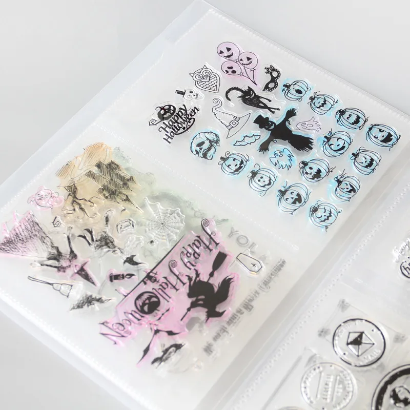 Clear Stamps& Die Cuttings Storage Box Pocket Album Holds 80pcs Clear Stamps 17.8x12.7cm 2 per page Clear stamps organization
Clear Stamps& Die Cuttings Storage Box Pocket Album Holds 80pcs Clear Stamps 17.8x12.7cm 2 per page Clear stamps organization