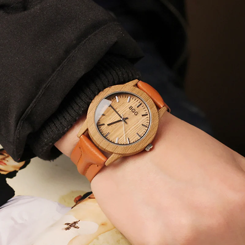 BGG Brand Luxury Wooden imitate casual watch Men sports watch fashion adornment Quartz Wristwatch male leather strap clock hours
BGG Brand Luxury Wooden imitate casual watch Men sports watch fashion adornment Quartz Wristwatch male leather strap clock hours