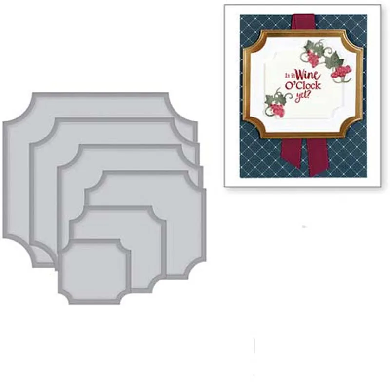 6Pcs Irregular Frame Metal Cutting Dies New For 2019 Scrapbooking dies Craft Embossing Die cuts Cards making DIY 2019 New Dies
6Pcs Irregular Frame Metal Cutting Dies New For 2019 Scrapbooking dies Craft Embossing Die cuts Cards making DIY 2019 New Dies