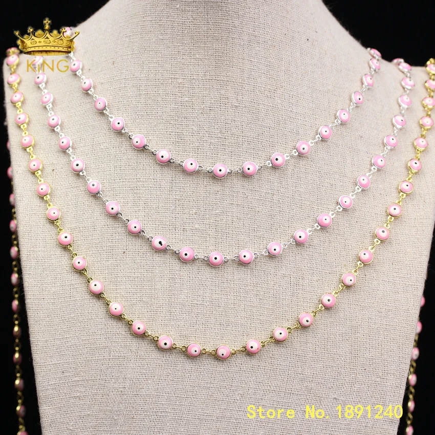 5meter Pink Evil Eye Enamel Chain Findings,Wholesale Evil Eye Chains Boho Choker,Enamel Glass Beaded Glasses Chain Jewelry ZJ366
5meter Pink Evil Eye Enamel Chain Findings,Wholesale Evil Eye Chains Boho Choker,Enamel Glass Beaded Glasses Chain Jewelry ZJ366