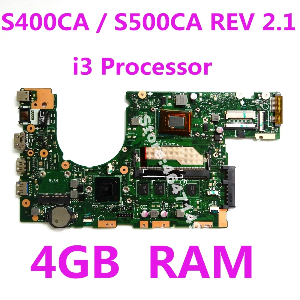 S400CA Mainboard REV2.1 i3 CPU Processor For ASUS S400CA S500CA laptop Motherboard S400CA Mainboard S400CA Motherboard 100% Test
S400CA Mainboard REV2.1 i3 CPU Processor For ASUS S400CA S500CA laptop Motherboard S400CA Mainboard S400CA Motherboard 100% Test