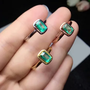 100% 925 sterling silver real Natural green Emerald Rings fine Jewelry gift women trendy open wholesale new 4*6mm cj0406088agml
100% 925 sterling silver real Natural green Emerald Rings fine Jewelry gift women trendy open wholesale new 4*6mm cj0406088agml