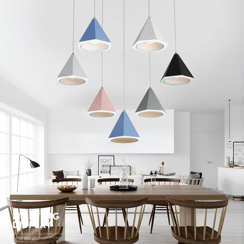 SETTEMBRE Modern LED Pendant Light Kitchen Colorful Diamond Industrial Lamp Dining Room Lampe Suspension Nordic Hanging Lamp
SETTEMBRE Modern LED Pendant Light Kitchen Colorful Diamond Industrial Lamp Dining Room Lampe Suspension Nordic Hanging Lamp