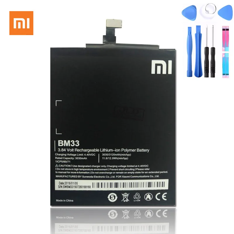 100% Original Xiaomi BM33 bm33 Battery For XIaomi Mi4i Battery Mi 4i M4i cell phone battery For Xiaomi Mi4i Battery BM33
100% Original Xiaomi BM33 bm33 Battery For XIaomi Mi4i Battery Mi 4i M4i cell phone battery For Xiaomi Mi4i Battery BM33