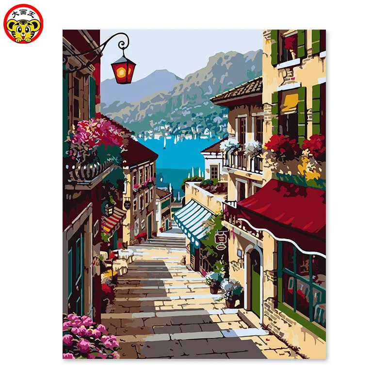 painting by numbers art paint by number Meet you in a nameless City, encounter the in the quietest corner of the city 
painting by numbers art paint by number Meet you in a nameless City, encounter the in the quietest corner of the city