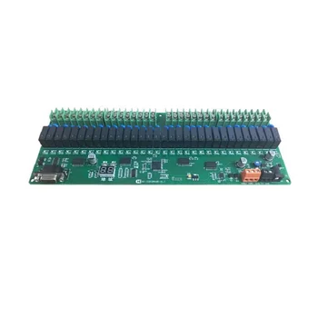 Intelligent switch of 32-way integrated board relay module of 485 serial port for controlling solenoid valve of AC contactor
Intelligent switch of 32-way integrated board relay module of 485 serial port for controlling solenoid valve of AC contactor