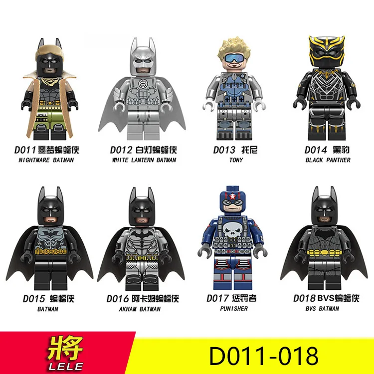 Super Heroes Punisher/Tony Stark/Arkham/Black Panther DIY Toy Minifigured Building Blocks Figure Bricks Compatible With Bela
Super Heroes Punisher/Tony Stark/Arkham/Black Panther DIY Toy Minifigured Building Blocks Figure Bricks Compatible With Bela