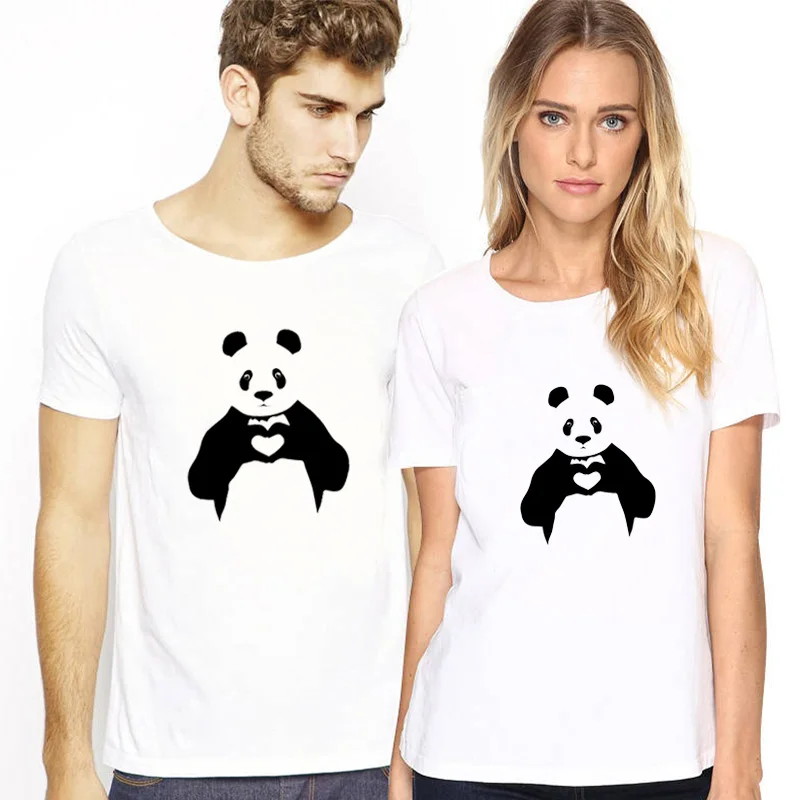 Summer Tops for Women 2018 Couple T-shirt for Lover Panda Print Funny T Shirt Cotton Short Sleeve Female T-shirt Brand Tops Tees
Summer Tops for Women 2018 Couple T-shirt for Lover Panda Print Funny T Shirt Cotton Short Sleeve Female T-shirt Brand Tops Tees