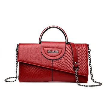 Women's Genuine Leather Handbags Chains Day Clutches Bag Shoulder CrossBody Bags Ladies Patchwork Messenger Bag Flap Women Bags
Women's Genuine Leather Handbags Chains Day Clutches Bag Shoulder CrossBody Bags Ladies Patchwork Messenger Bag Flap Women Bags