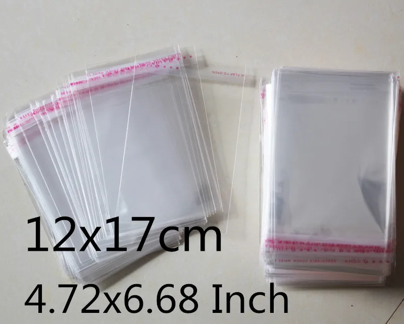 400 PCS 12x17cm 12*17cm Packaging Self Adhesive Seal Bags Plastic OPP Clear Pack Jewelry Gift Bag Cookie Bag Poly Bag
400 PCS 12x17cm 12*17cm Packaging Self Adhesive Seal Bags Plastic OPP Clear Pack Jewelry Gift Bag Cookie Bag Poly Bag