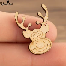 Yiustar Kartun Unik Rusa Bros Kepala Rusa Bros Retro Hewan Kerah Pin untuk Wanita Gadis Anak-anak Natal Bros untuk Wanita(China)