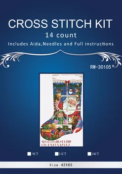Top Quality Lovely Hot Sell Counted Cross Stitch Kit Old World Holiday Ornaments Similar DMC RW-30105 christmas sock
Top Quality Lovely Hot Sell Counted Cross Stitch Kit Old World Holiday Ornaments Similar DMC RW-30105 christmas sock