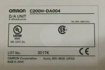 PLC C200H-DA004 C200H-DA003 C200H-DA002 C200H-DA001 C200H-CT021 (new original) 100% new with one year Warranty
PLC C200H-DA004 C200H-DA003 C200H-DA002 C200H-DA001 C200H-CT021 (new original) 100% new with one year Warranty