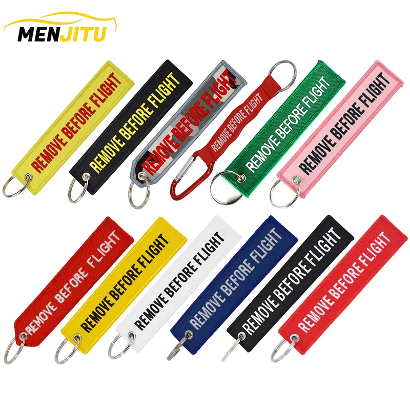 3 PCS/LOT Remove Before Flight Creative Keychain Newest Embroidery OEM Key Chain Key Holder Key Fob For Motorcycle Car Key Rings
3 PCS/LOT Remove Before Flight Creative Keychain Newest Embroidery OEM Key Chain Key Holder Key Fob For Motorcycle Car Key Rings