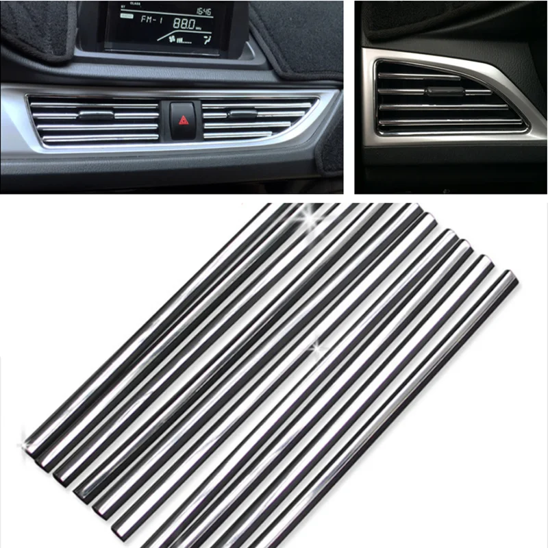 Car styling U Shaped DIY Air Conditioner Outlet Decoration Strip for Mini Cooper R52 R53 R55 R56 R58 R59 R60 R61 Clubman coupe
Car styling U Shaped DIY Air Conditioner Outlet Decoration Strip for Mini Cooper R52 R53 R55 R56 R58 R59 R60 R61 Clubman coupe