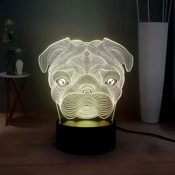 NEW Cartoon Cute Animal Dog Head LED Kids Night Light USB Switch Touch Multicolor 3D Optical Lamp Boy Novelty Toy Birthday Lamp
NEW Cartoon Cute Animal Dog Head LED Kids Night Light USB Switch Touch Multicolor 3D Optical Lamp Boy Novelty Toy Birthday Lamp