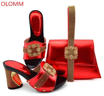 OLOMM Rew Italian Woman Shoes And Matching Bag Set Nigerian Style Pumps Shoes And Bag Set For Party Wedding !MNB1-7
OLOMM Rew Italian Woman Shoes And Matching Bag Set Nigerian Style Pumps Shoes And Bag Set For Party Wedding !MNB1-7
