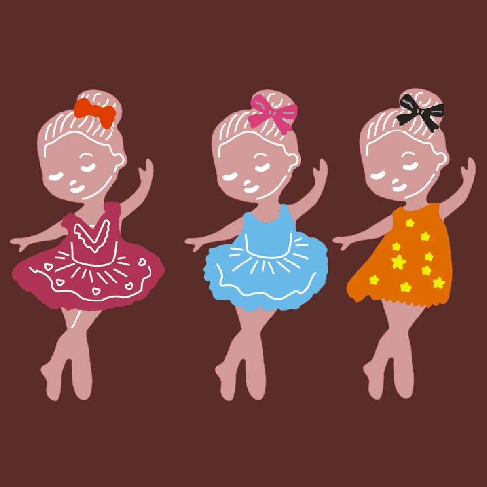 Ballet Girl Cutting Dies Dance Lovely Dies Stencils Scrapbook Album Embossing Card DIY Craft Decorative Metal Cutting Dies
Ballet Girl Cutting Dies Dance Lovely Dies Stencils Scrapbook Album Embossing Card DIY Craft Decorative Metal Cutting Dies