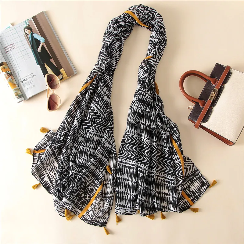 Retro Geometric Zebra Warm Viscose Scarf Shawls for Women Fashion Tassel Long Wraps Ladies Spring Autumn Pashmina Stole 180*90Cm
Retro Geometric Zebra Warm Viscose Scarf Shawls for Women Fashion Tassel Long Wraps Ladies Spring Autumn Pashmina Stole 180*90Cm