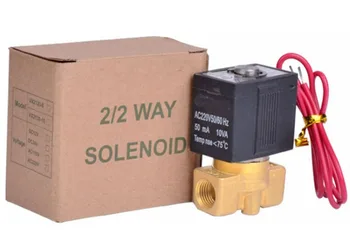 1/4" 2/2 way Normally closed type air,water.steam,gas brass solenoid valve DC12V,DC24V,AC24V,AC110V,AC220V,AC380V
1/4" 2/2 way Normally closed type air,water.steam,gas brass solenoid valve DC12V,DC24V,AC24V,AC110V,AC220V,AC380V