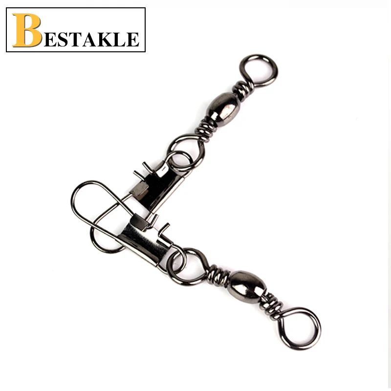 8# Lot 100/200pcs Barrel Rolling Swivel with interlock Snap Connector solid rings Fishing Accossories
8# Lot 100/200pcs Barrel Rolling Swivel with interlock Snap Connector solid rings Fishing Accossories