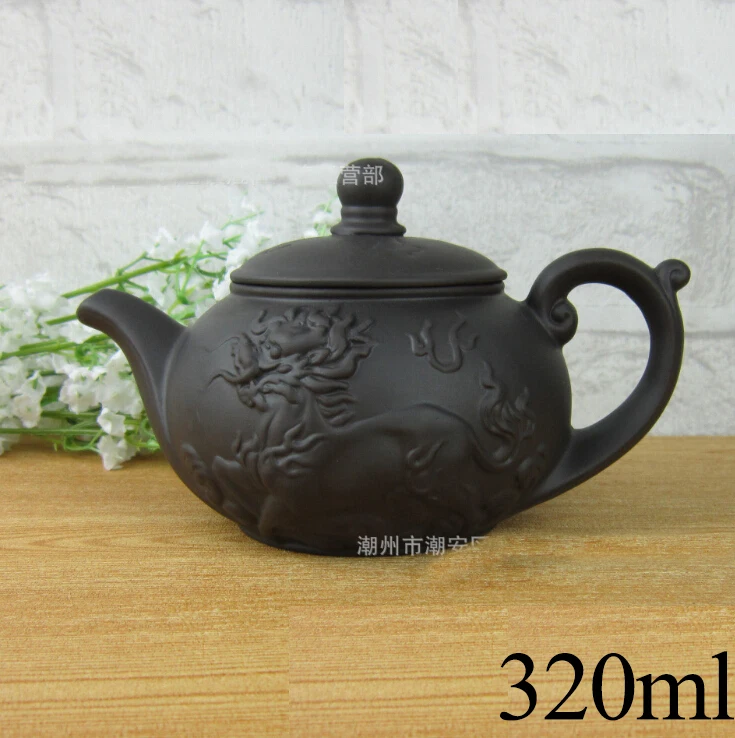 Authentic Yixing 320ml teapot tea set kettle,kung fu teapot Chinese Dragon and Horse Purple Clay Pot Black and Red Tea Service
Authentic Yixing 320ml teapot tea set kettle,kung fu teapot Chinese Dragon and Horse Purple Clay Pot Black and Red Tea Service