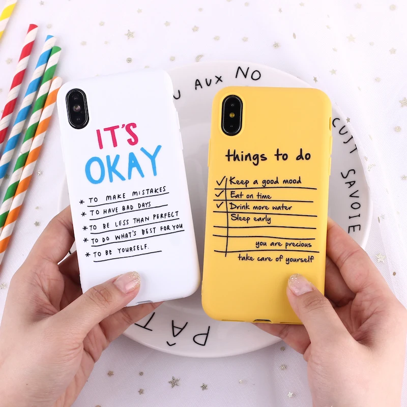 Creative text graffiti candy color soft shell Phone Case For iPhone7 8 6 painted cute letters are for iPhoneX XR XS back Cover
Creative text graffiti candy color soft shell Phone Case For iPhone7 8 6 painted cute letters are for iPhoneX XR XS back Cover