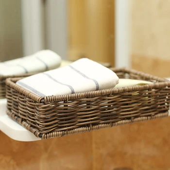Creative Rattan Storage Box Organizer Home Living Room Desktop Dressing Table Cosmetic Debris Storage Waterproof Finishing Boxes
Creative Rattan Storage Box Organizer Home Living Room Desktop Dressing Table Cosmetic Debris Storage Waterproof Finishing Boxes