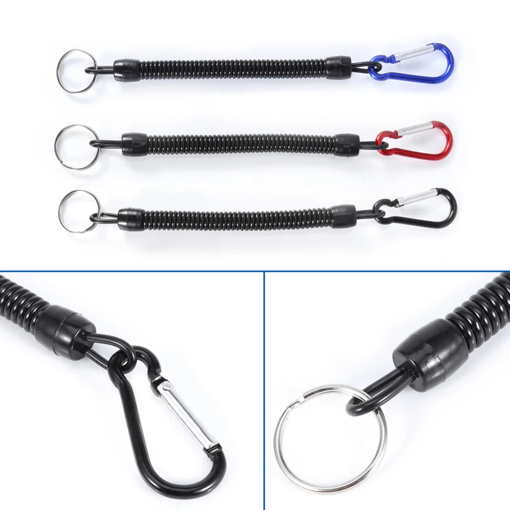 5Pcs Fishing Lanyards Elastic Fishing Rope Boating Lanyards With Camping Carabiner Buckle Secure Lock Boating Rope Fishing Tool
5Pcs Fishing Lanyards Elastic Fishing Rope Boating Lanyards With Camping Carabiner Buckle Secure Lock Boating Rope Fishing Tool