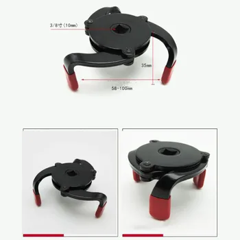 Three-jaw filter wrench forward and reverse machine oil grid filter wrench oil core disassembly ball head filter disassembly too
Three-jaw filter wrench forward and reverse machine oil grid filter wrench oil core disassembly ball head filter disassembly too