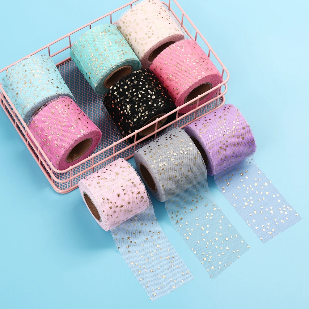 8cm*5m Romantic Soft Sequins Star Tulle Rolls Wedding Decoration Marriage Fabric Glitter Tulle DIY Craft Birthday Party Supplies
8cm*5m Romantic Soft Sequins Star Tulle Rolls Wedding Decoration Marriage Fabric Glitter Tulle DIY Craft Birthday Party Supplies