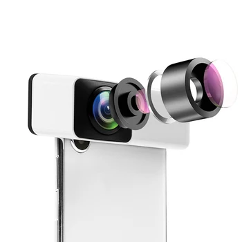 Wide Angle Mobile Phone Lens 360 Degree External Fisheye Phone Lens Kit for iPhone 7/8/X/XS/7P/8P
Wide Angle Mobile Phone Lens 360 Degree External Fisheye Phone Lens Kit for iPhone 7/8/X/XS/7P/8P