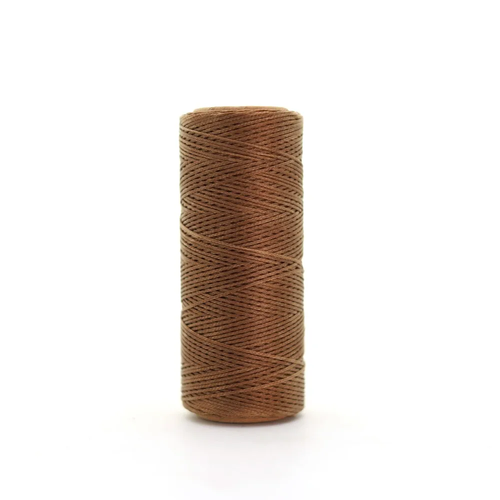 waxed thread 0.8mm brown 1