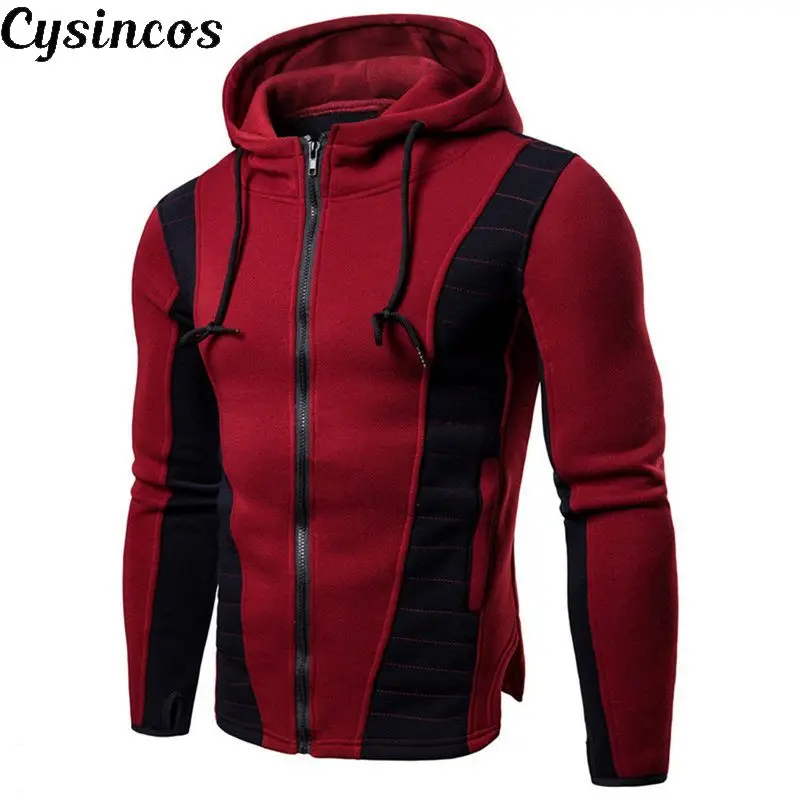 CYSINCOS 2019 New Autumn Winter Men's Large Size S-2XL Fashion Hoodie Sports Slim Fit With Hooded Color Matching Warm Hoodies
CYSINCOS 2019 New Autumn Winter Men's Large Size S-2XL Fashion Hoodie Sports Slim Fit With Hooded Color Matching Warm Hoodies