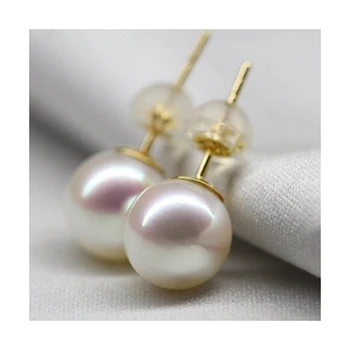 Lii Ji 18K Gold Luxury High Quality White Round Smooth Japanese Akoya Pearl 6-7mm Stud Earring
Lii Ji 18K Gold Luxury High Quality White Round Smooth Japanese Akoya Pearl 6-7mm Stud Earring