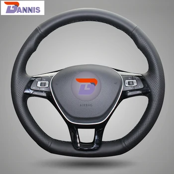 BANNIS Black Artificial Leather DIY Hand-stitched Steering Wheel Cover for Volkswagen VW Golf 7 Mk7 New Polo Jetta Passat B8
BANNIS Black Artificial Leather DIY Hand-stitched Steering Wheel Cover for Volkswagen VW Golf 7 Mk7 New Polo Jetta Passat B8
