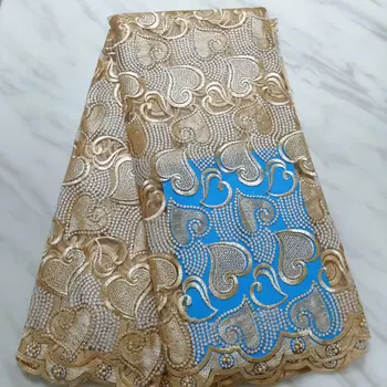 Madison 2019 New Style French Net Lace Fabric Gold 3D Flower African Tulle Mesh Lace Fabric High Quality African Lace Fabric
Madison 2019 New Style French Net Lace Fabric Gold 3D Flower African Tulle Mesh Lace Fabric High Quality African Lace Fabric